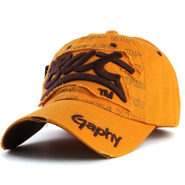 Embroidery Letter Pattern Adjustable Curved Eaves Baseball Cap, Head Circumference: 54-62cm — view 13