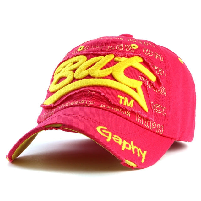Embroidery Letter Pattern Adjustable Curved Eaves Baseball Cap, Head Circumference: 54-62cm — view 14