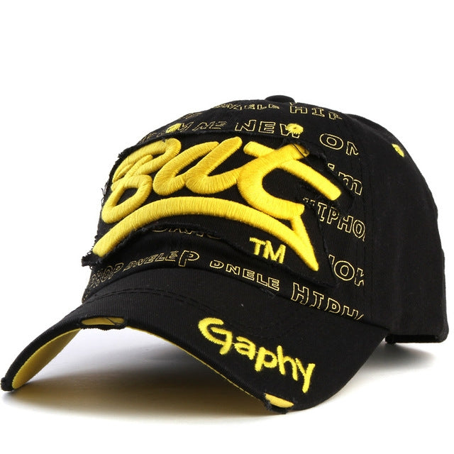 Embroidery Letter Pattern Adjustable Curved Eaves Baseball Cap, Head Circumference: 54-62cm — view 16