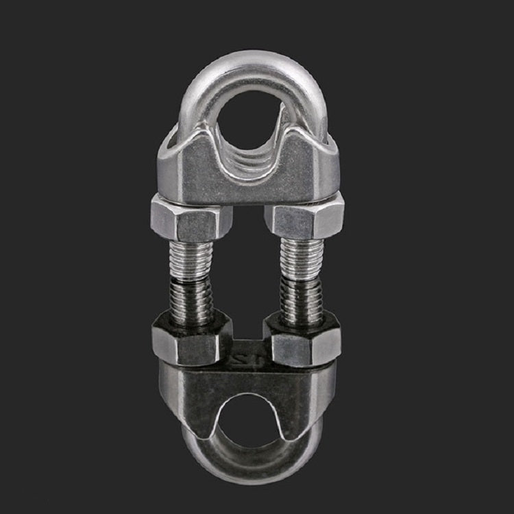 Stainless Steel Clip U-shaped Wire Rope Card Head Rope Wire Rope Rolling Head Buckle — view 14