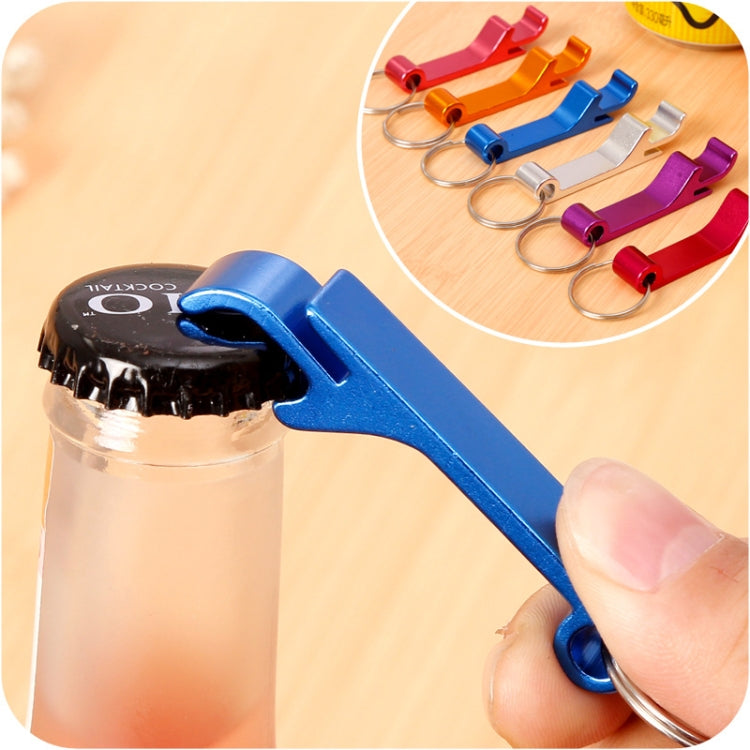 LsCook 5 PCS Aluminum Wine Bear Bottle Opener Ring Keychain Key Chain, Random Color Delievery