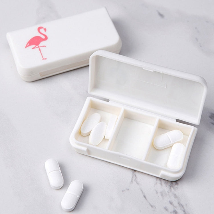 2 PCS Portable Mini Pill Case Medicine Boxes 3 Grids Travel Home Medical Drugs Container Holder Cases Storage Box