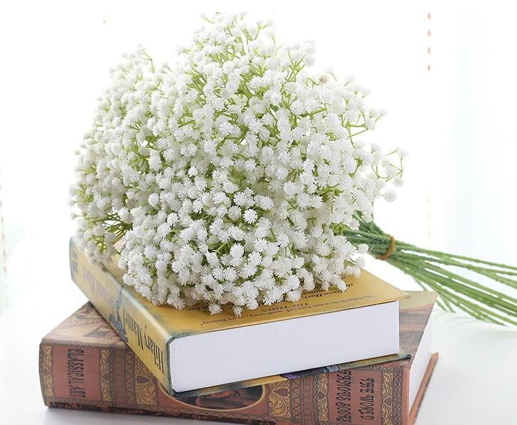 Rustic Artificial Decor Home Table Wedding Flower Plastic Gypsophila Babysbreath
