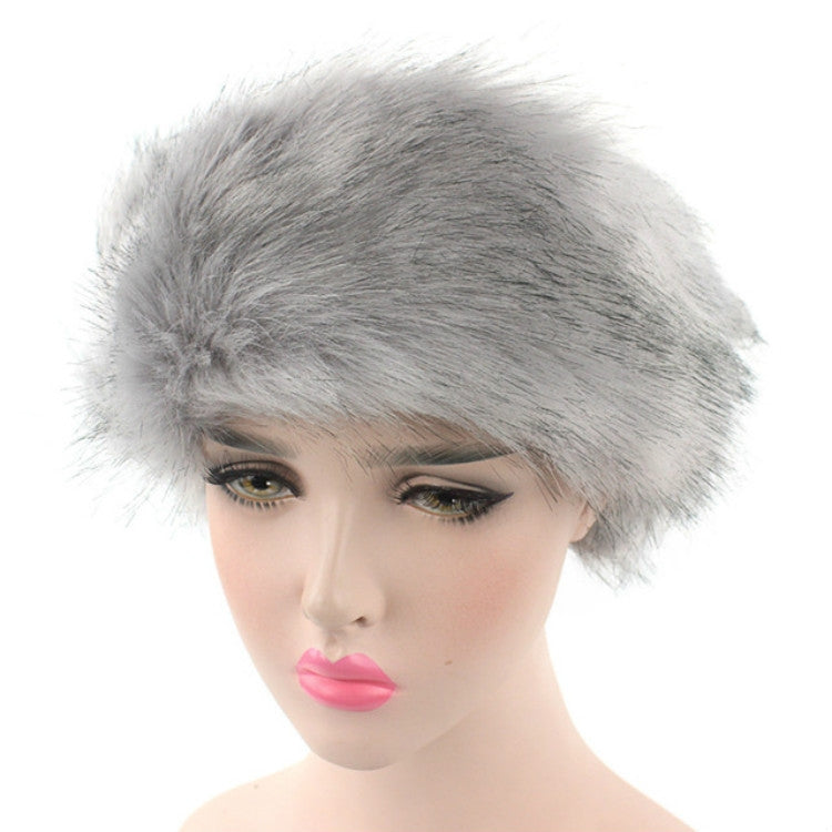 Unisex Winter Imitation Fur Headband Bomber Hat — view 9