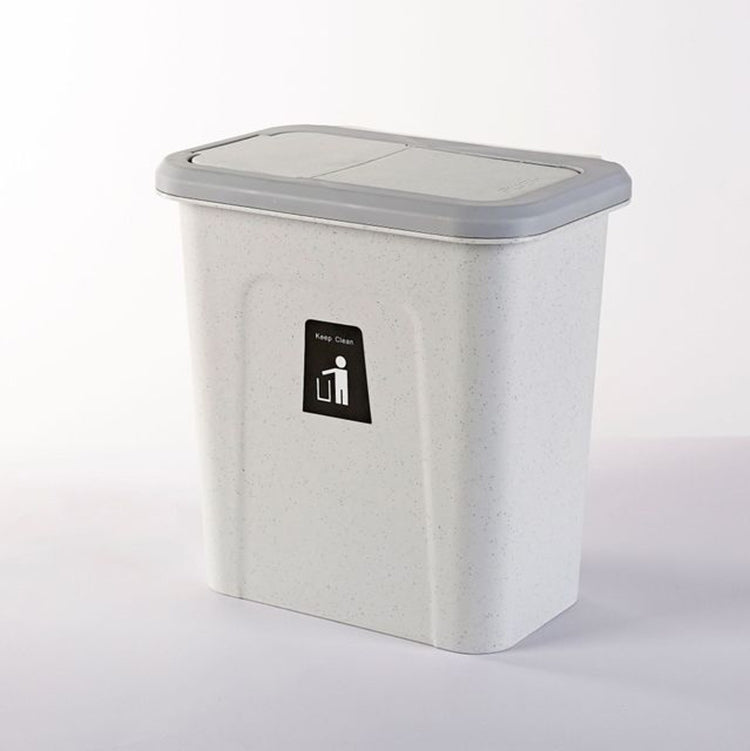 Kitchen Square Sorted Wall+mounted Hanging Plastic Sanitary Trash Can — view 11