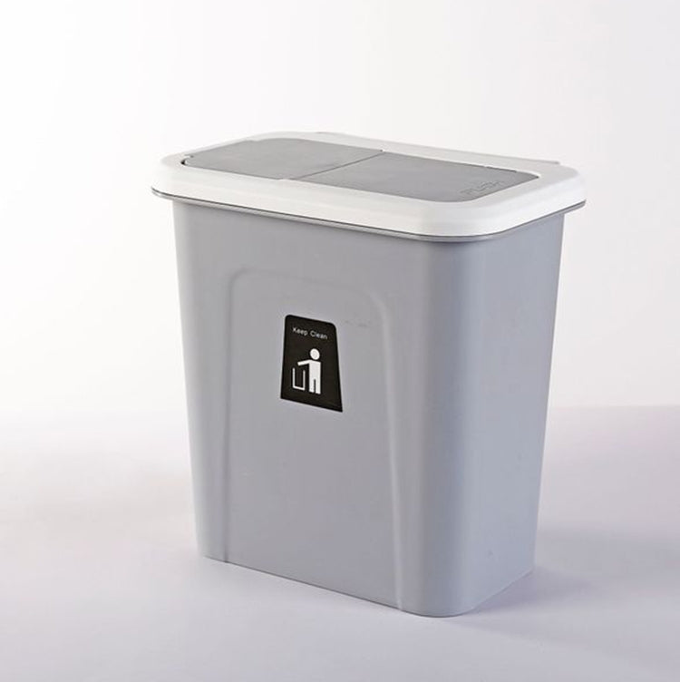 Kitchen Square Sorted Wall+mounted Hanging Plastic Sanitary Trash Can — view 16