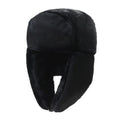 Winter Outdoor Pure Color Plush Warm Ear Cap Flight Cap