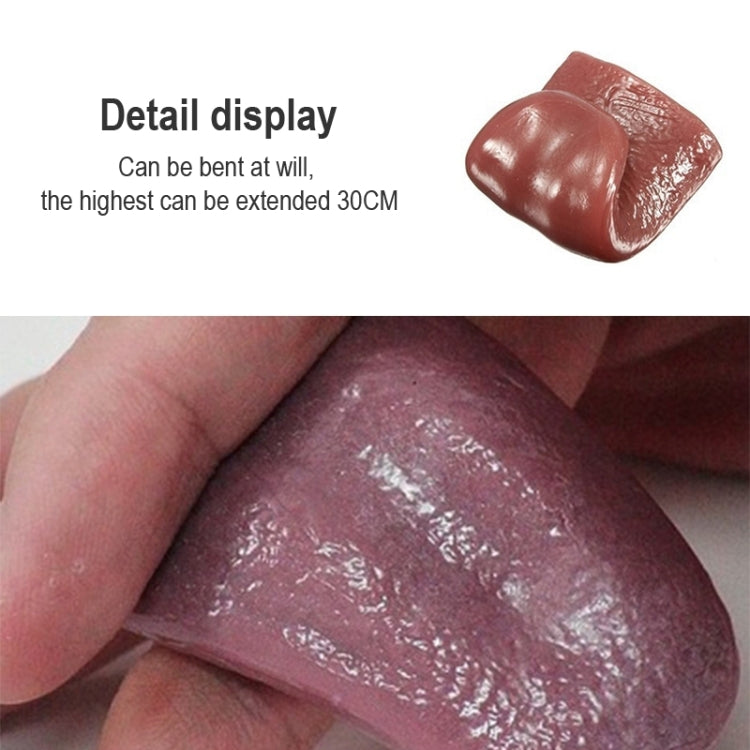 Halloween Funny Magic Tricks False Simulation Tongue Decompression Toy — view 4