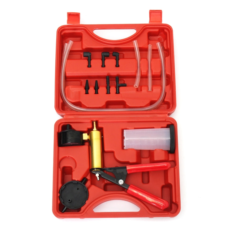 Change Hand Held Vacuum Pistol Pump Tester Kit, 2 in 1 Brake Fluid Bleeder