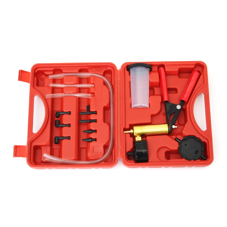 Change Hand Held Vacuum Pistol Pump Tester Kit, 2 in 1 Brake Fluid Bleeder