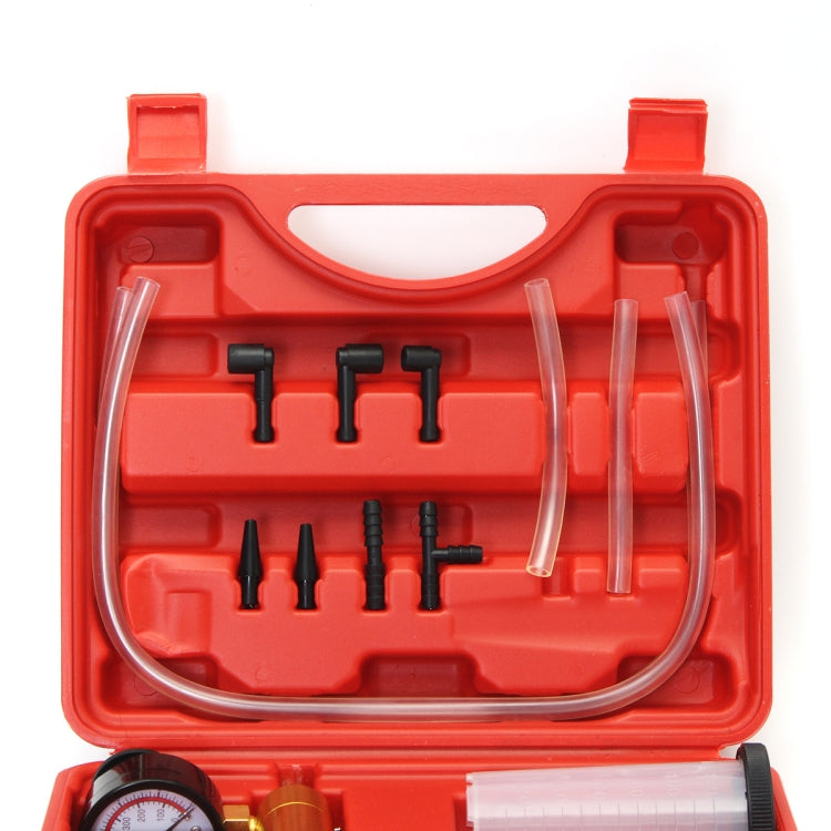Change Hand Held Vacuum Pistol Pump Tester Kit, 2 in 1 Brake Fluid Bleeder