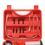 Change Hand Held Vacuum Pistol Pump Tester Kit, 2 in 1 Brake Fluid Bleeder