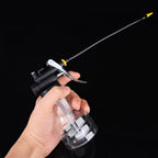 250cc Transparent High Pressure Pump Oiler Lubrication Oil Can Plastic Machine Oiler Grease 245mm Length flex Gun