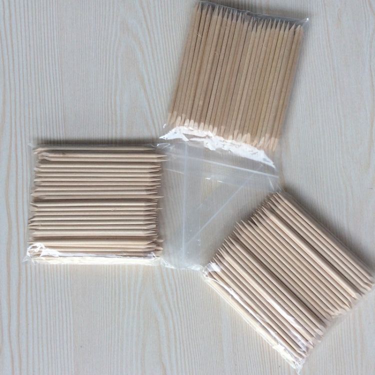 3 PCS Manicure Orange Sticks Beauty Wood Sign Dead Skin Push Nails