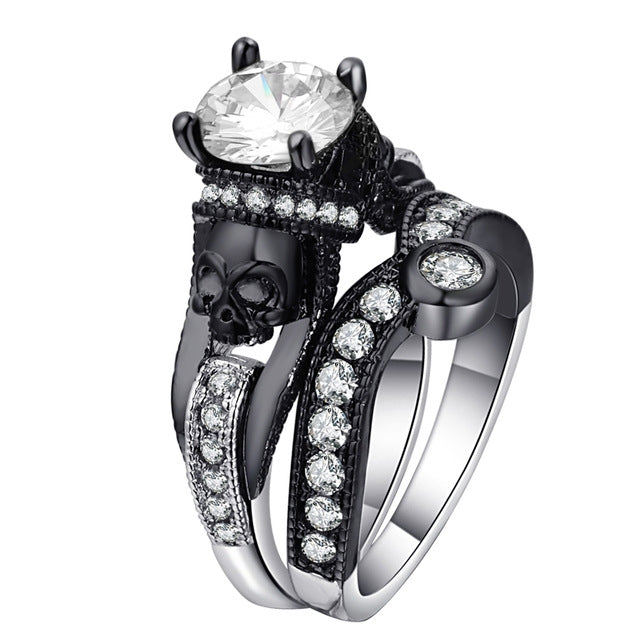 Skull Ring Punk Style Fashion Jewelry — 7