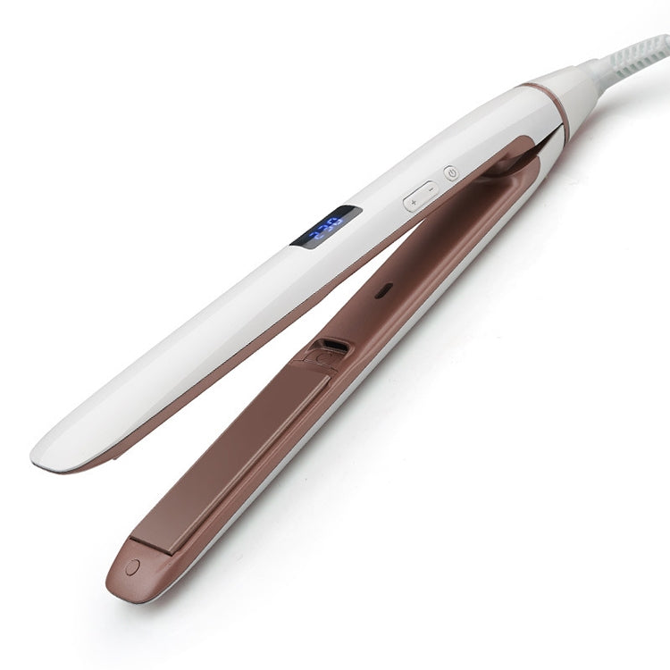 Hair Straightener Iron LED Display Ceramic Coating Plate Ionic Curling Iron