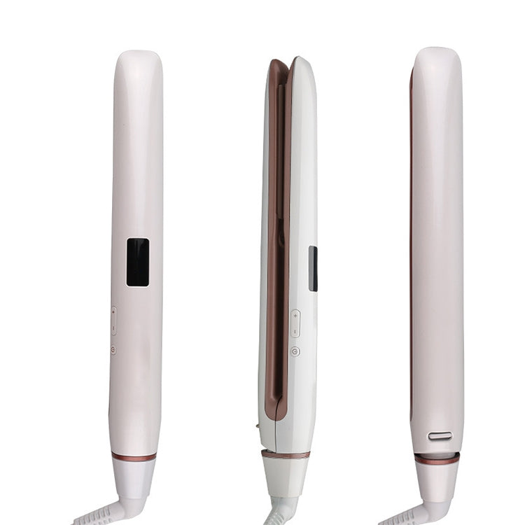 Hair Straightener Iron LED Display Ceramic Coating Plate Ionic Curling Iron