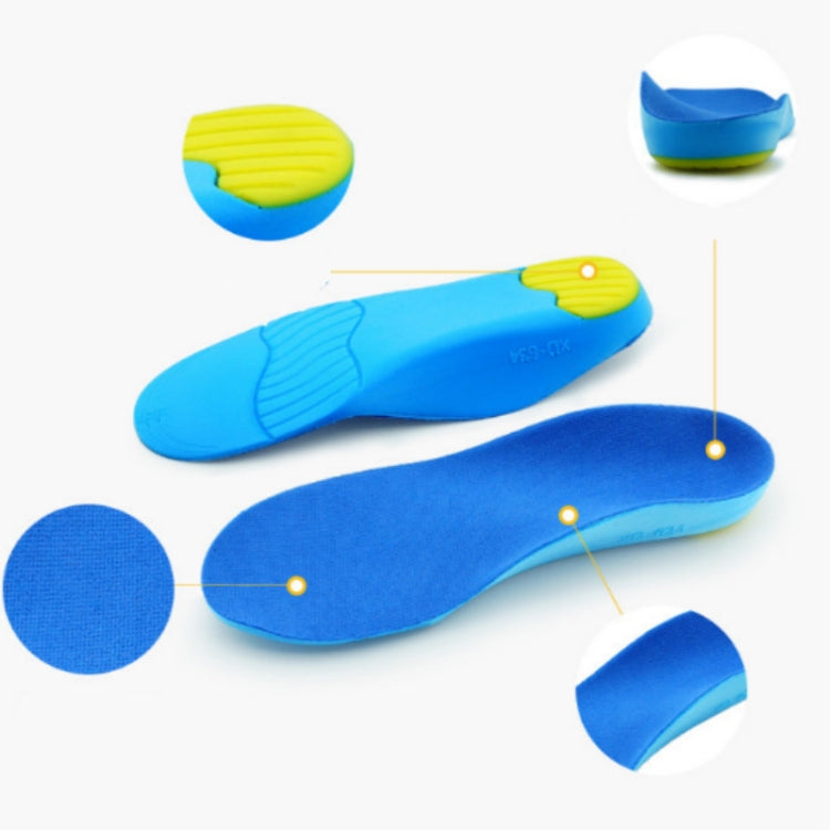 PU Breathable Children Flat Feet Eight-foot Orthopedic Insoles