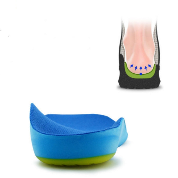 PU Breathable Children Flat Feet Eight-foot Orthopedic Insoles