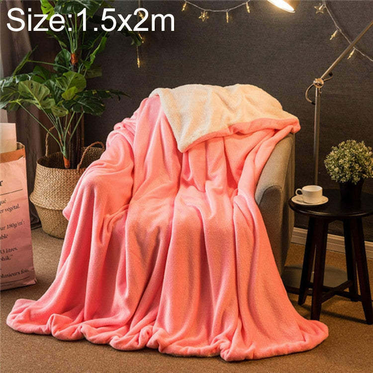Winter Sofa Blanket Double Thick Cashmere Coral Fleece Ofice Nap Blanket