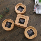 Simple Home Study Solid Wood Decorative Bedside Beech Alarm Clock