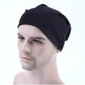 Men Candy Colors Knit Sleeve Cap Hip-hop Cap