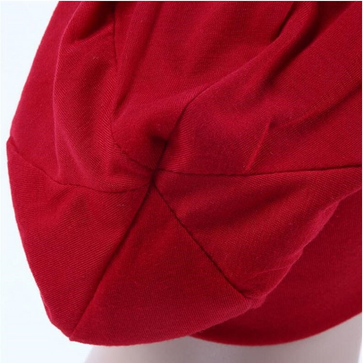 Men Candy Colors Knit Sleeve Cap Hip-hop Cap
