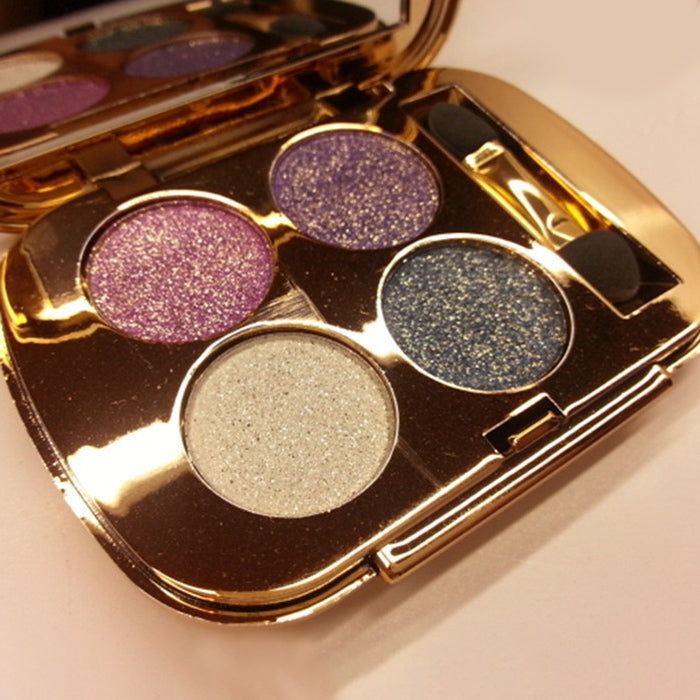 Professional Eye Makeup Eyeshadow Palette Gold Smoky Cosmetics Makeup Palette Diamond Bright Glitter Eye Shadow