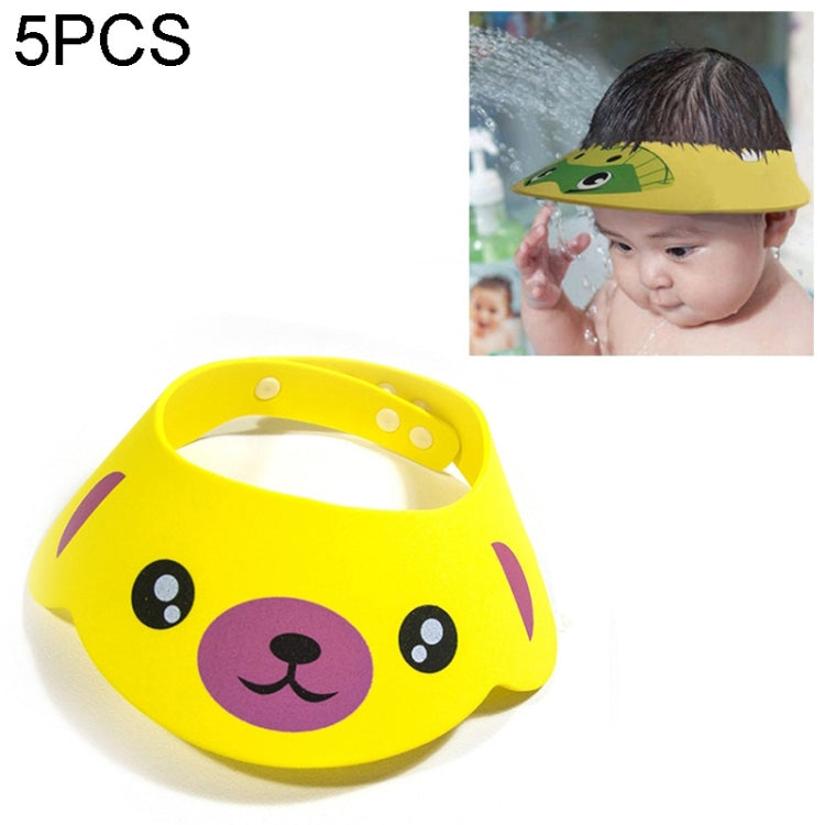 2 PCS Baby Kids Cap Shower Cap Baby Bath Cap Shower Hat Bath Visor Kids Bath Wash Hair Shield Hat