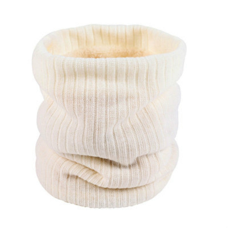 Autumn and Winter Outdoor Cycling Plus Velvet Knitted Warm Windproof Scarf