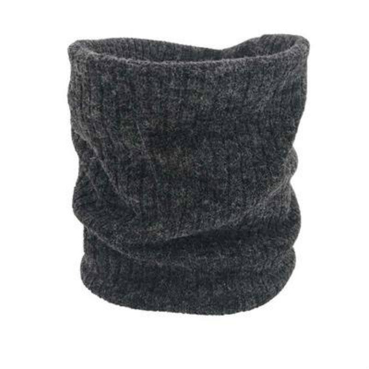 Autumn and Winter Outdoor Cycling Plus Velvet Knitted Warm Windproof Scarf
