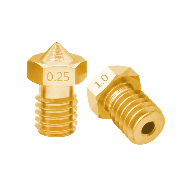 8 PCS Bugatti 3D Printer Accessories E3D-V5 V6 Nozzle M6 Thread Consumables Hot Nozzle