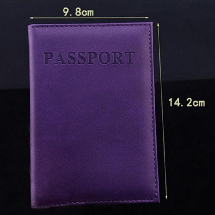 Artificial Leather Travel Passport Cover — deep green