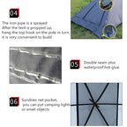 Laputa Outdoor Self-driving Barbecue Camping Vehicle Tail Car Side Tent