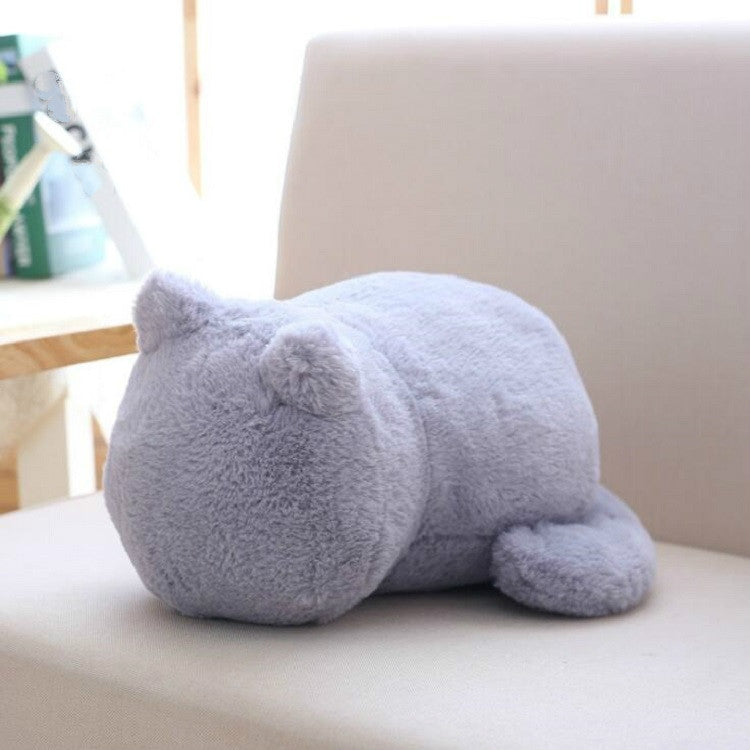 Plush Cat Toy Children Cat Back Shadow Shape Gift Toy Home Decoration Soft Pillow — view 8