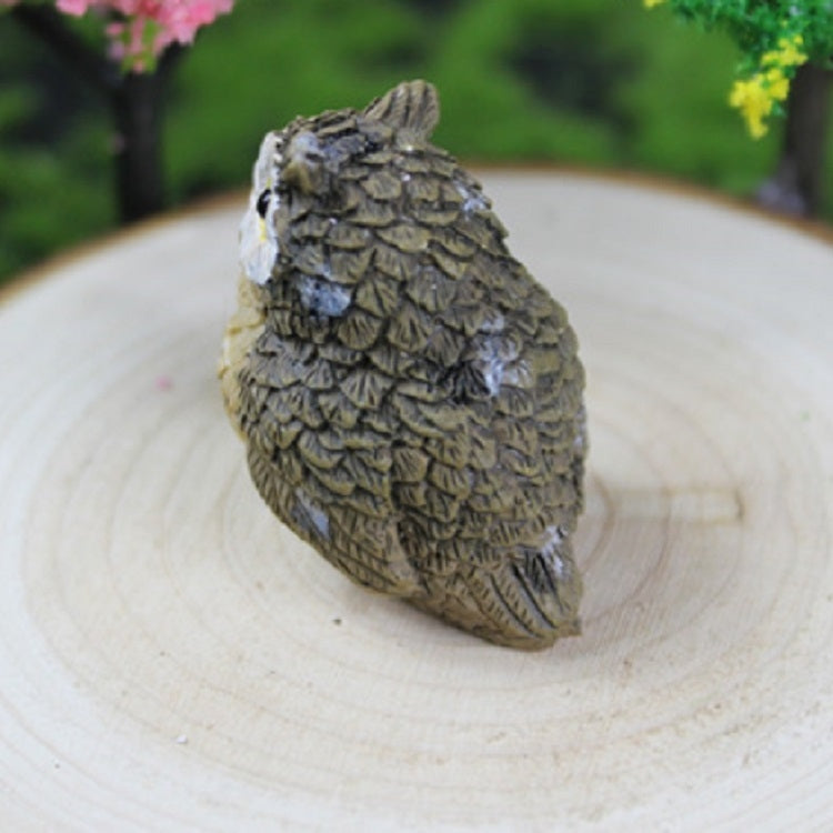 4 PCS/Set Mini Simulation Owl Gardening Decorative Animal Ornaments — view 4