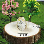 4 PCS/Set Mini Simulation Owl Gardening Decorative Animal Ornaments — view 5