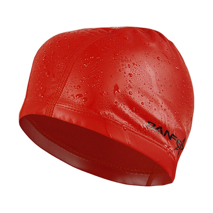 Adult Unisex PU Coated Comfortable Waterproof Swimming Cap