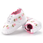 Baby Girl Shoes Lace Floral Embroidered Soft Shoes Walking Toddler Kids Shoes