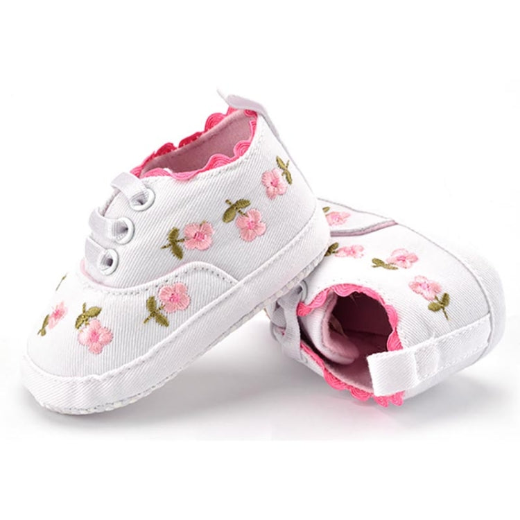 Baby Girl Shoes Lace Floral Embroidered Soft Shoes Walking Toddler Kids Shoes