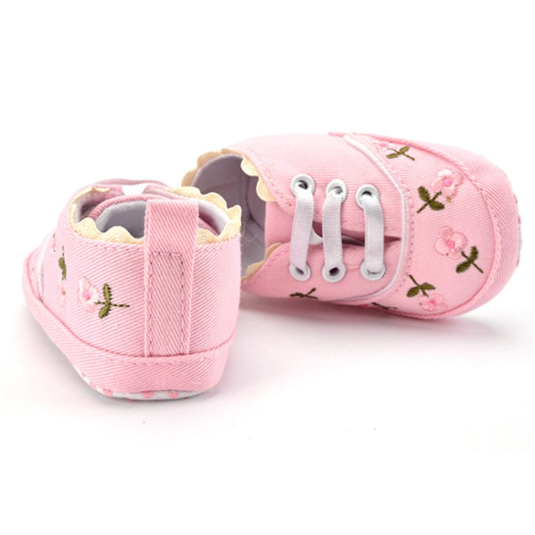 Baby Girl Shoes Lace Floral Embroidered Soft Shoes Walking Toddler Kids Shoes