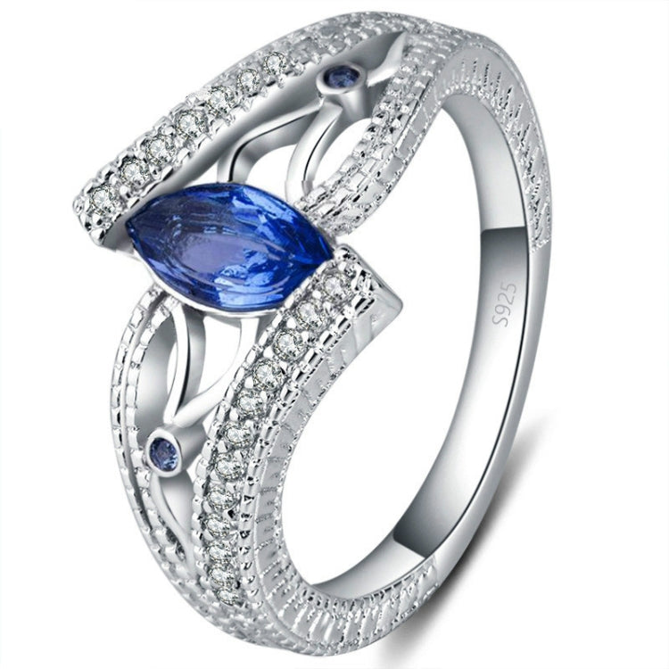 925 Sterling Silver Finger Rings Women Vintage Engagment Zircon Jewelry — view 15