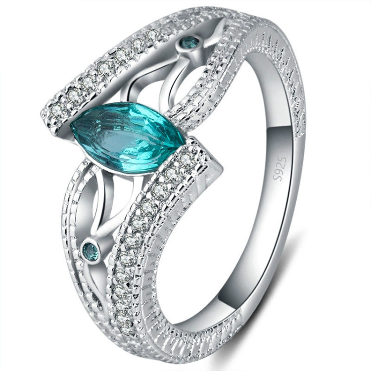 925 Sterling Silver Finger Rings Women Vintage Engagment Zircon Jewelry — view 20