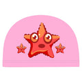 Children Waterproof PU Coated Breathable Sunscreen Swimming Cap