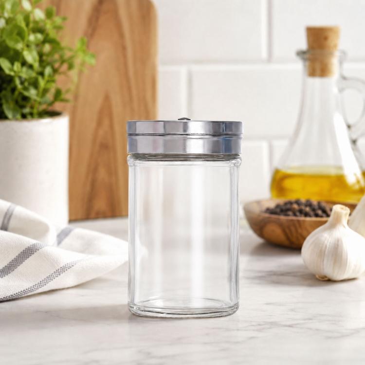 Lid Glass Seasoning Jar Kitchen Supplies