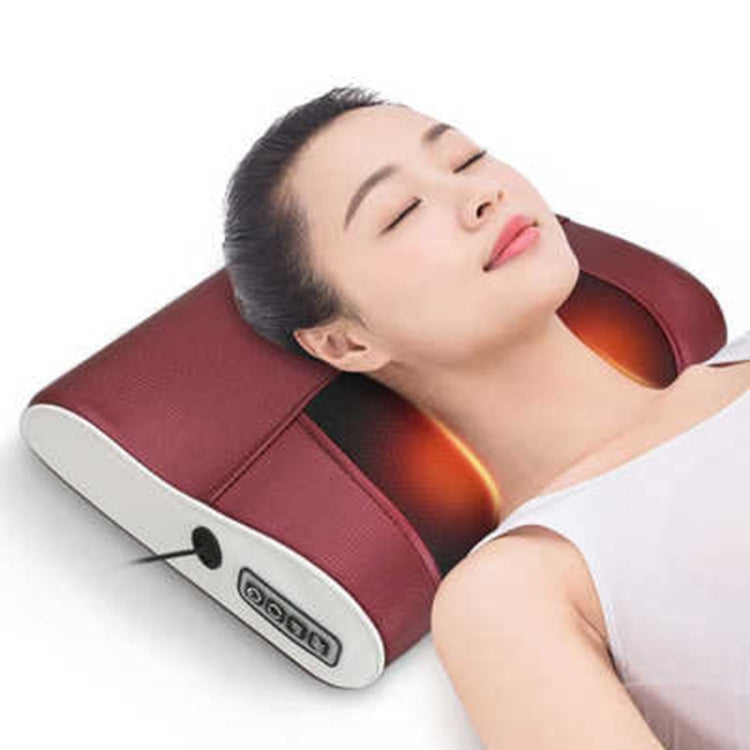 Cervical Spine Massage Pillow Neck Waist Back Multifunctional Electric Massage Cushion