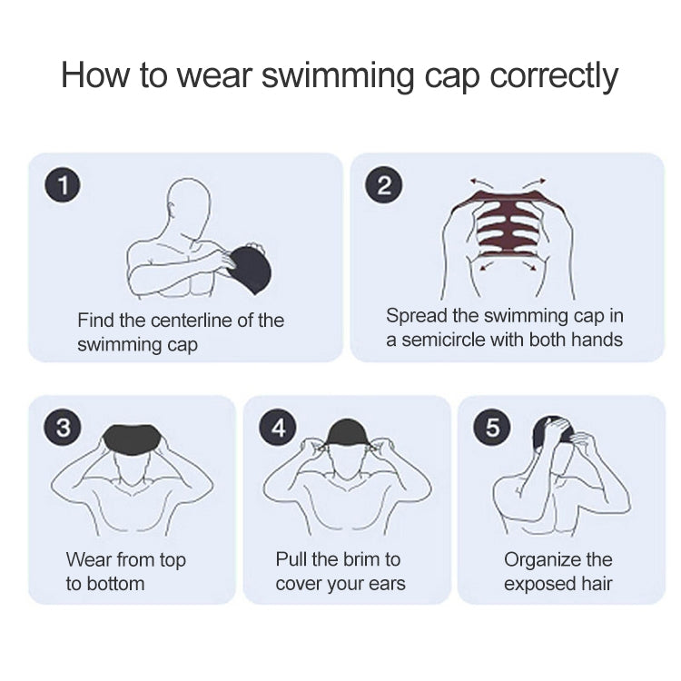 Children Cartoon Dinosaur Comfortable Silicone Swimming Cap