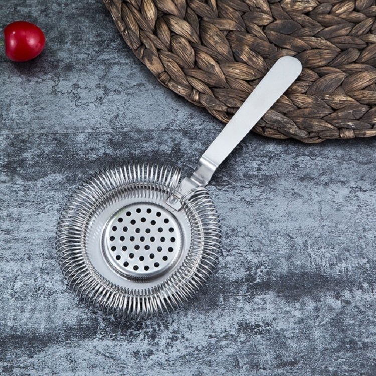 Bartender Ice Filter Ice Trap Cocktail Strainer, Stainless Steel