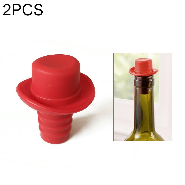 Silica Gel Top Hat Fresh Wine Corks Cruet Red Wine Stopper — Red Wine