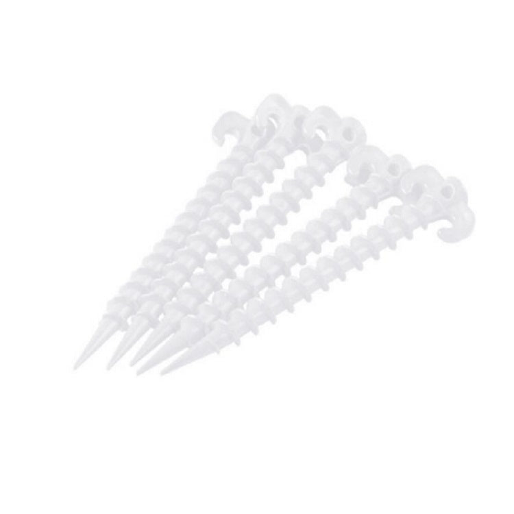10 PCS/Set Luminous Camping Canopy Tent Ground Screw Pegs Horn Nails Outdoor Climbing Tent Plastic Nails Tent Accessories